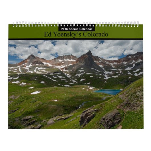 Ed Yoensky's Colorado 2016 Schilderachtig kalender (Hoes)