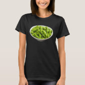 Edamame Costume Easy Last Minute Halloween Japans T-shirt (Voorkant)