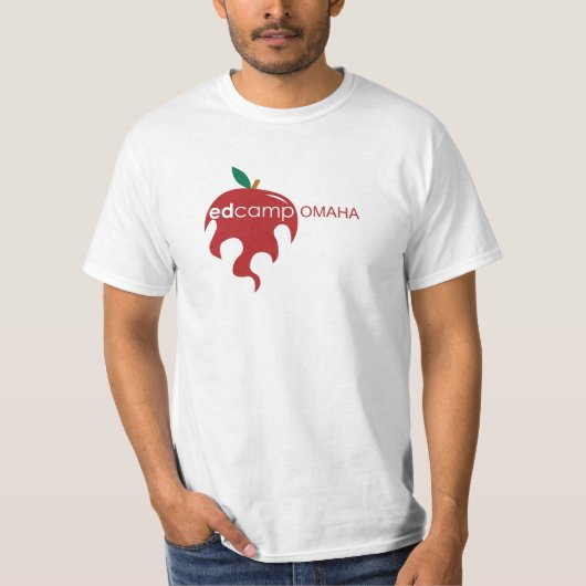 EdCamp Omaha met website T-shirt (Voorkant)