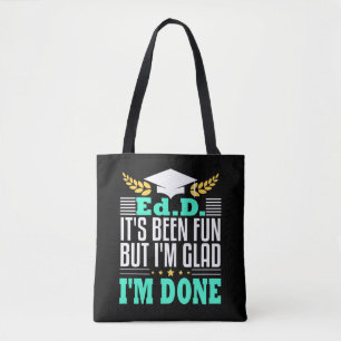 EdD Doctor Education Doctorate Afstuderen Gift Draagtas
