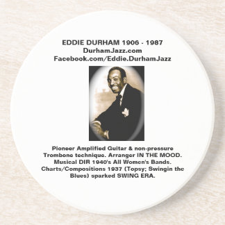Eddie Durham aangepaste zandsteen decoratieve Onde Onderzetter