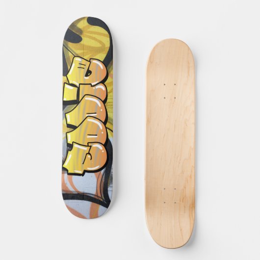 Eddie Graffiti aangepast skateboard (Voorkant)
