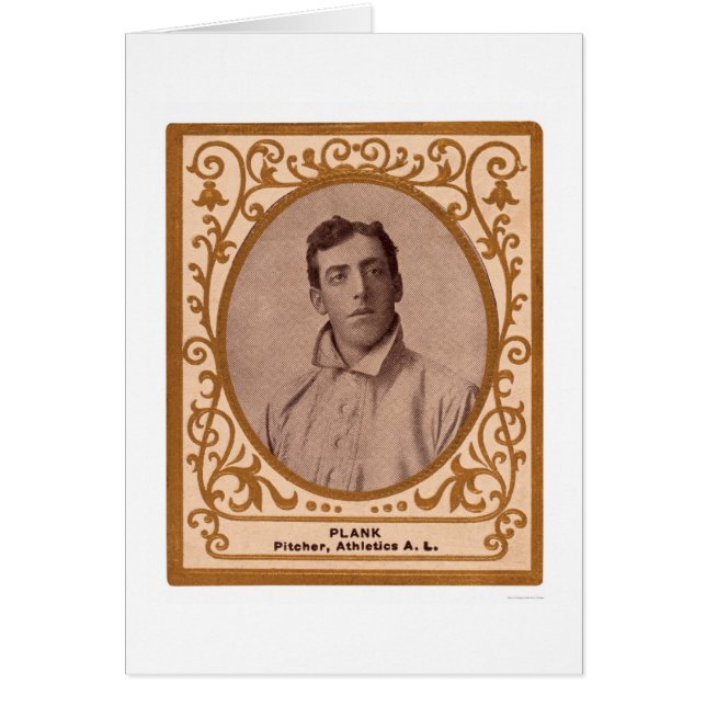 Eddie Plank Baseball Card 1909 (Voorkant)