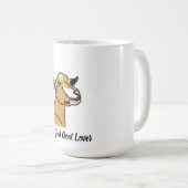 (Eddie) tasse certifiée d'amant de chèvre (Devant droit)