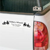 Eddie's Wheels Bumpersticker (Op Truck)