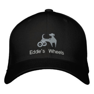 Eddie's Wheels Logo-Pet Geborduurde Pet
