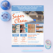 EDDM-Sjabloon drukwasbrochure Flyer (Enkel)