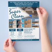 EDDM-Sjabloon drukwasbrochure Flyer (Hand)