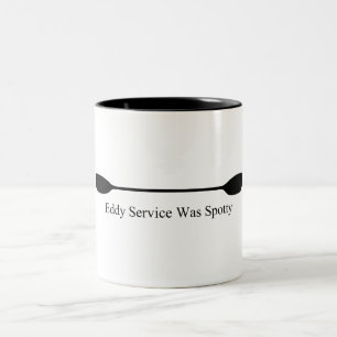 Eddy Service Was Stroperig Kayak Pedaal Tweekleurige Koffiemok