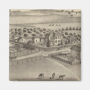 Eddy stock boerderij & resident, Benton Tp Magneet