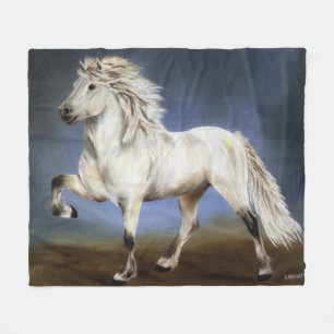 Edel IJslands paard Fleece Deken