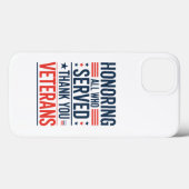 Edelachtbare iedereen die heeft gediend Hartelijk  Case-Mate iPhone Case (Achterkant (horizontaal))