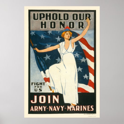 Edelachtbare: Join Army-Navy-Marines Poster (Voorkant)