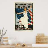 Edelachtbare: Join Army-Navy-Marines Poster (Keuken)