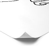 Edelachtig Gift One Line Design Poster (Hoek)