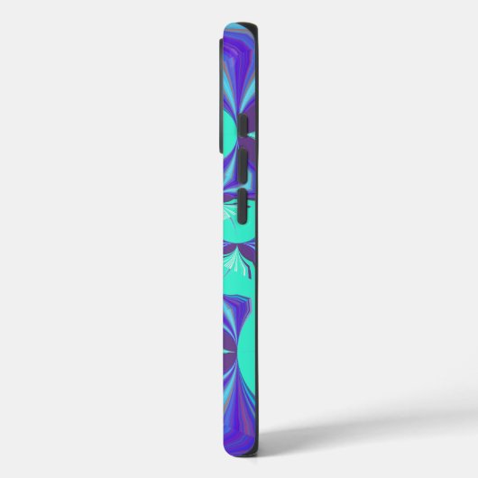 Edelblauw Case-Mate iPhone Case (Achterkant / Links)