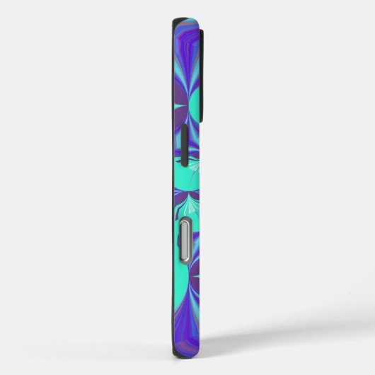 Edelblauw Case-Mate iPhone Case (Achterkant / Rechts)