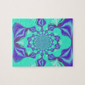 Edelblauw Legpuzzel (Horizontaal)