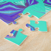 Edelblauw Legpuzzel (Zijkant)