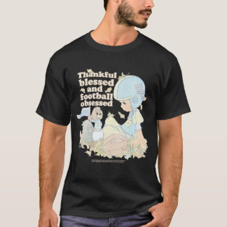 edele momenten Thankful Blessed en Football Obs T-shirt