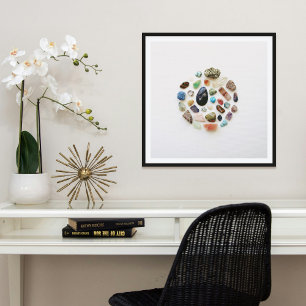 Edele Stenen Rotskristallen Glamour Kunstprint Poster