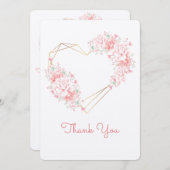 Edelharten Bedankkaart (Voorkant / Achterkant)