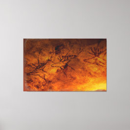 Edelherten van Lascaux Canvas Afdruk