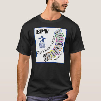 Edelkleurig uiterlijk EPW - Donkere kleding T-shirt
