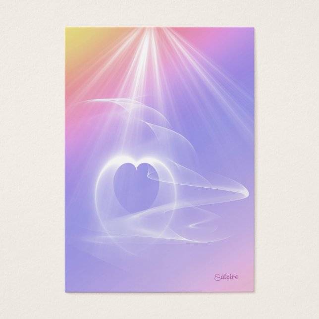 Edelliefde en licht visitekaartjes (Voorkant)