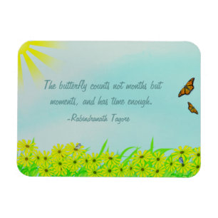 edelmomenten Butterflies Quote Magneet