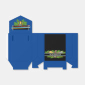 Edeloze kerstcadeaudoos bedankdoosjes (Uitgevouwen)