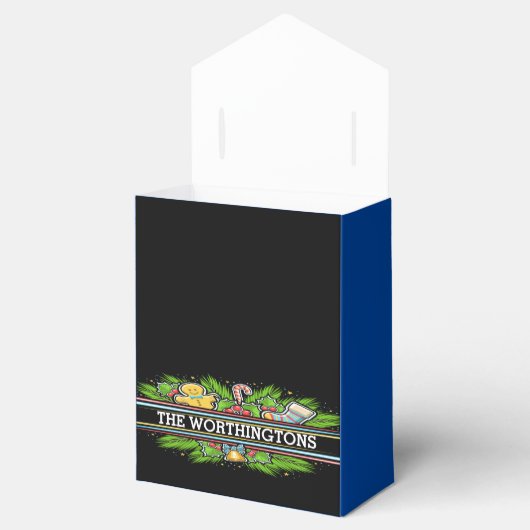 Edeloze kerstcadeaudoos - Bekijk de achterzijde Bedankdoosjes (Geopend)