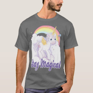 Edeloze momenten blijven Magische Unicorn Rainbow  T-shirt