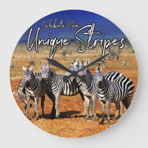 "Edeloze strips" Zebra kunst Grote Klok