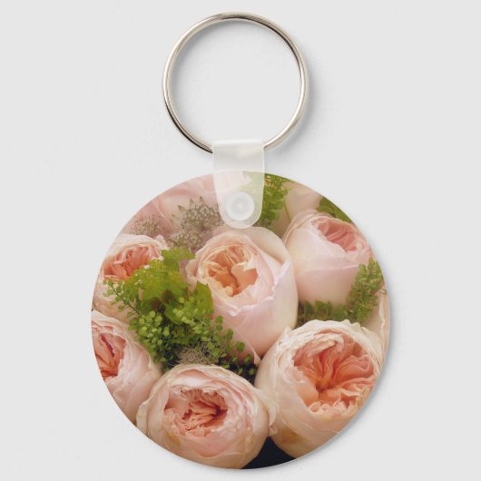 Edelroze rozen sleutelhanger (Voorkant)