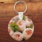 Edelroze rozen sleutelhanger (Voorkant)