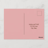 Edelsteen bruiloft RSVP Briefkaart (Achterkant)