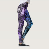 Edelsteen circuits - Astro Shadow : Leggings (Rechts)