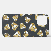 Edelsteen thema  naadloos patroon. Case-Mate iPhone case (Achterkant (horizontaal))