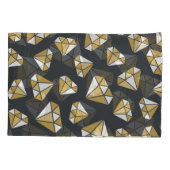 Edelsteen thema naadloos patroon. kussensloop (Achterkant)