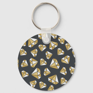 Edelsteen thema  naadloos patroon. sleutelhanger