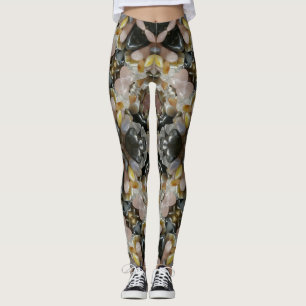Edelstenen en kristallen Mandala Fractal Leggings