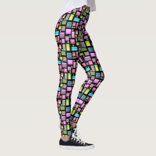 Edelstenen en parelmoer leggings