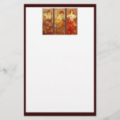 Edelstenen van Alphonse Mucha Briefpapier (Voorkant)