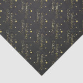 Edelvormig goudsmeuïde kerststaartwetpapier tissuepapier (Detail)