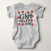 Edelwaardig Baby Bodysuit (Achterkant)