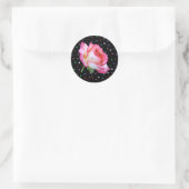 Edelwaardig Roos, sticker (Tas)