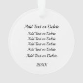 Edelwaardige Puppies Ornament (achterkant)