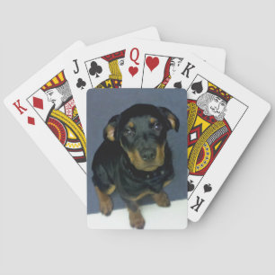 Edelwaardige rottweiler-deduplicatiekaarten pokerkaarten