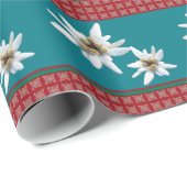 Edelweiss Alpine Flower Cadeaupapier (Rol Hoek)